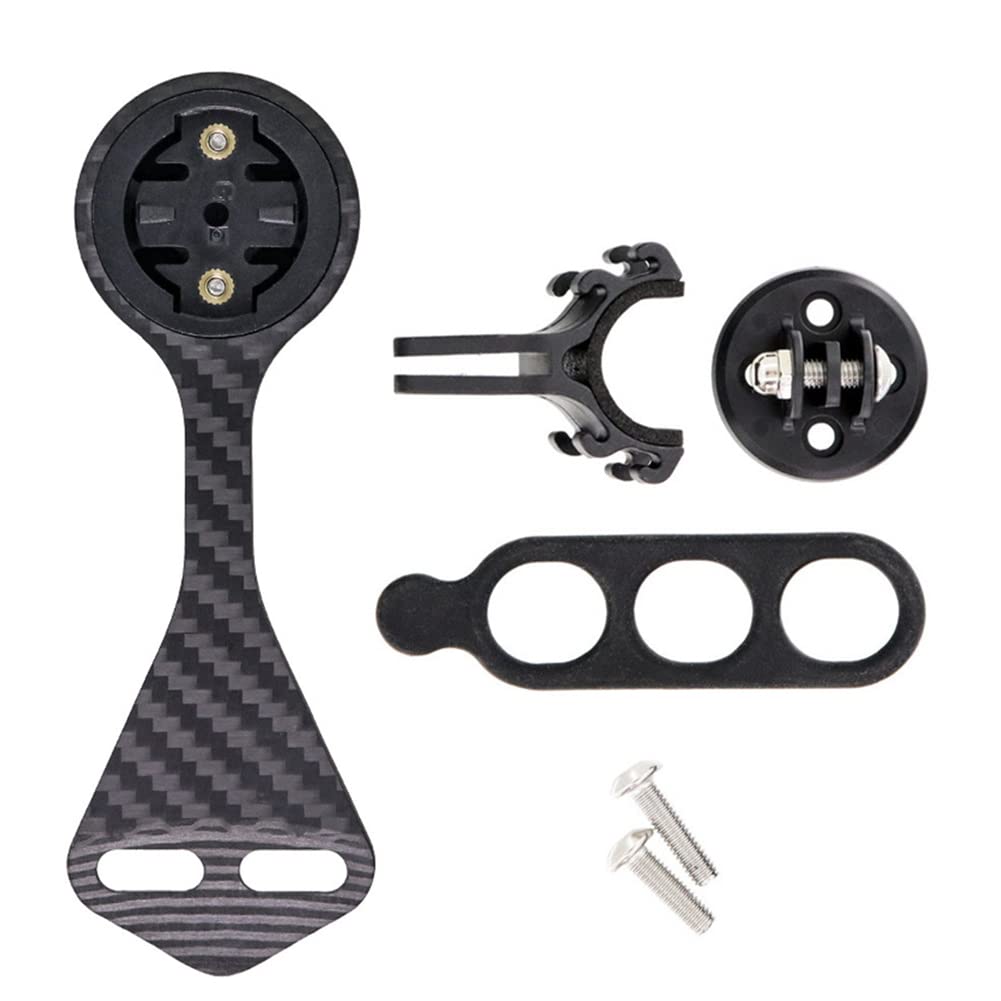 Support Guidon Vélo Alliage Aluminium - Pour Compteur Et Caméra - Noir - Compatible F12 F