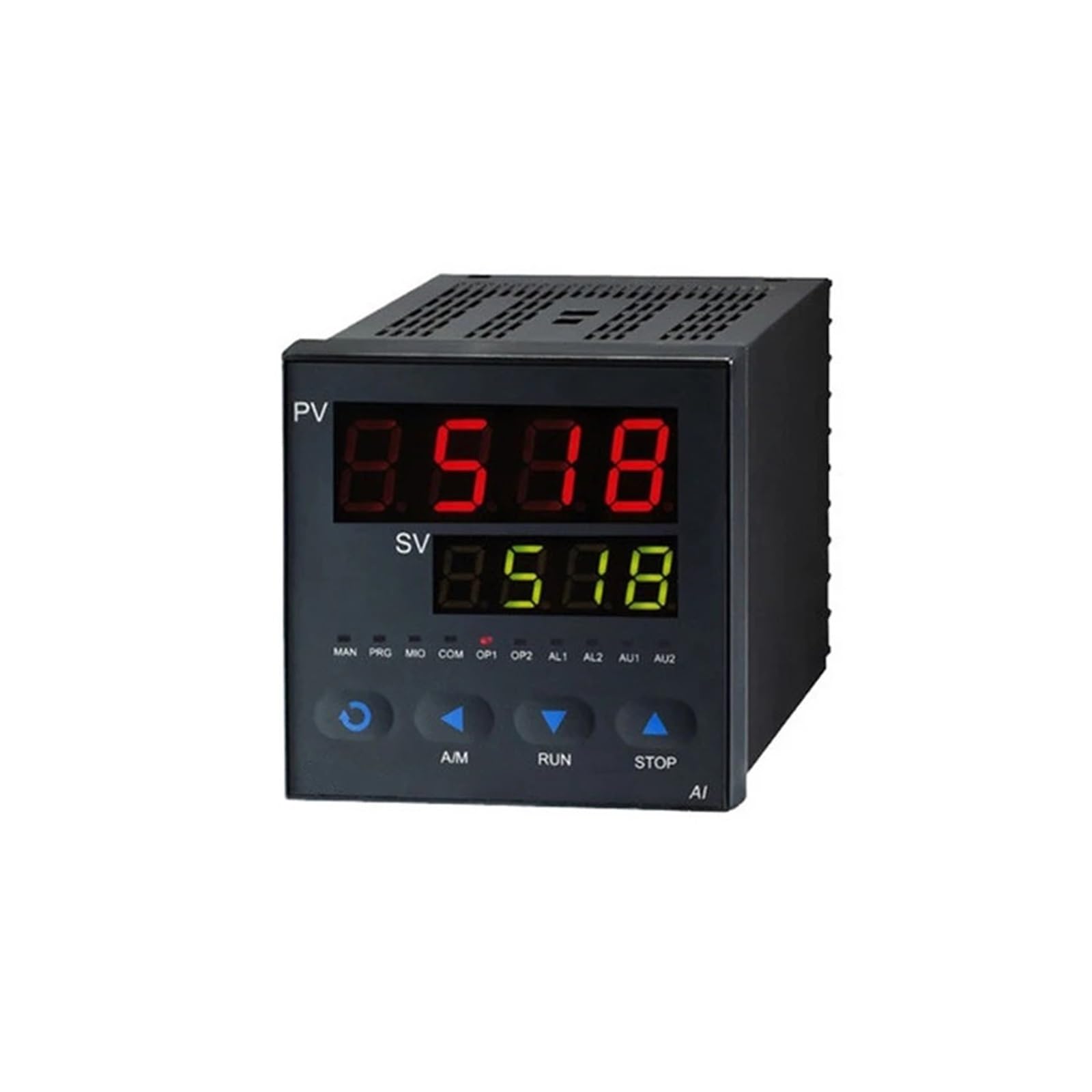 Controlador de Temperatura AI-518P Controlador de Temperatura programable de 32 segmentos Termostato Pid con protocolo MODBUS RS485 de Proceso Digital Inteligente(48x48 518PR SSR)