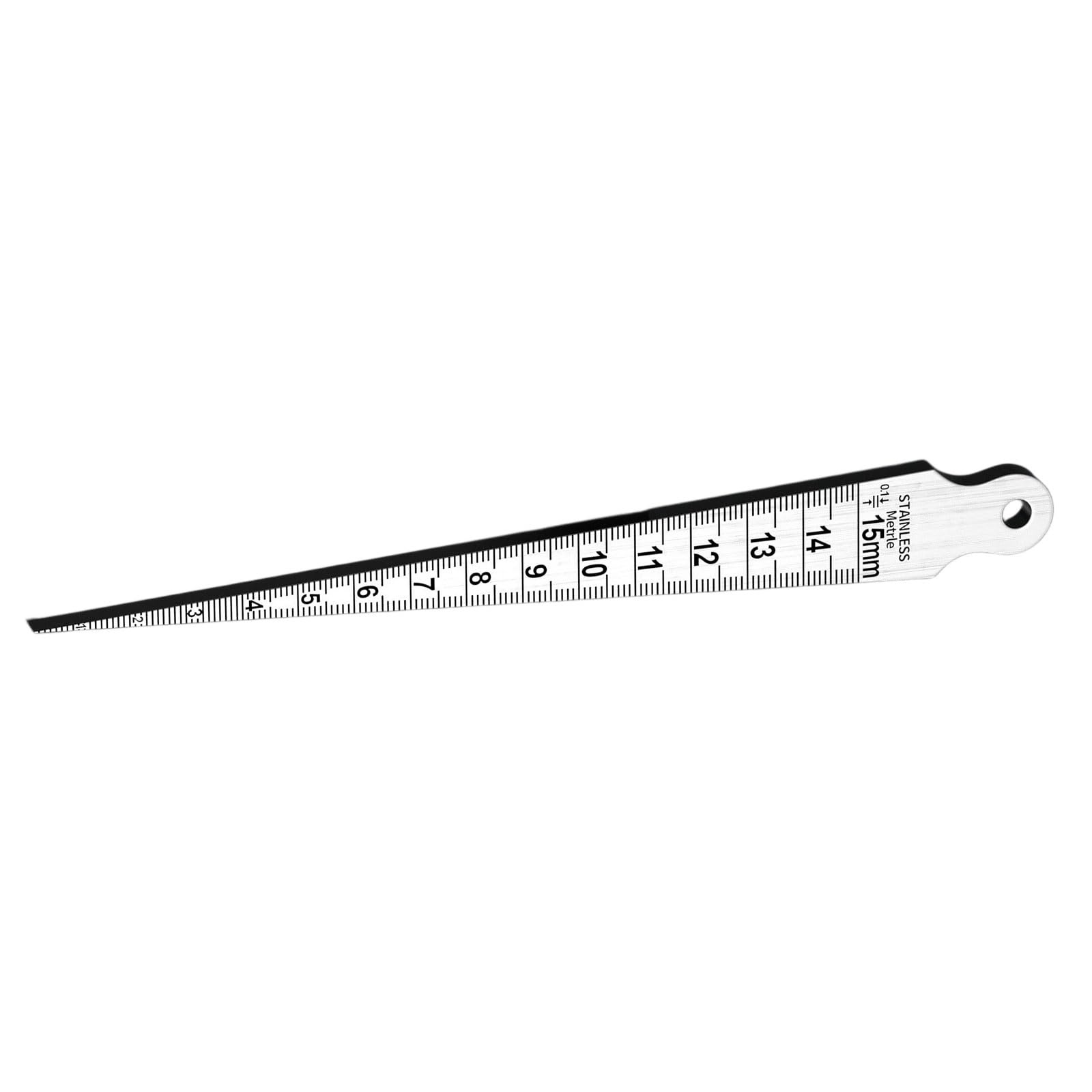 Apglsxy Thickened Version Wedges Feeler Gauges Rulers With 0.1Mm Accuracy For Narrow Space Depth Checking Diameter Measurement Taper Welding Gauge