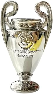 مجسم صغير لدوري ابطال اوروبا بتصميم واقعي من الراتنج قابل للتجميع، ديكور كرة قدم انيق للاماكن الداخلية والخارجية، 1.77 انش