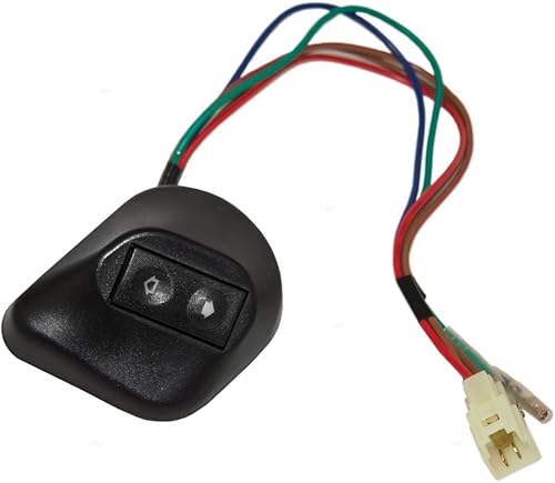 Miniatura 5 de Brock - Kit de conversión de regulador de elevalunas eléctrico universal para 2 puertas Hot Rod Muscle Car Street Rod Classic Car con ventana plana