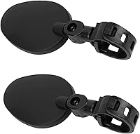 Vista 5 de Espejo universal de bicicleta Espejo retrovisor para manillar Espejo retrovisor rotación de 360 ° Espejo de barra de mango ajustable para bicicleta
