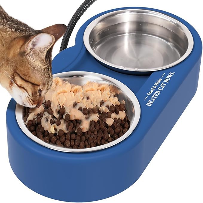 Yeatruojeet Large Heated Water Bowl For Pets - 108 Oz, 30W, Anti-Freeze For Dogs, Cats, Chickens, Outdoor Use