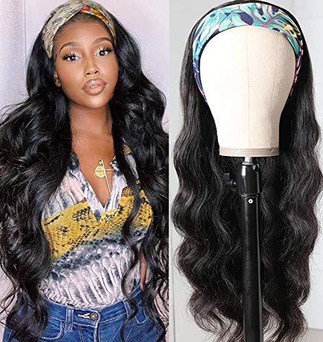 613 Blonde Lace Front Wig Human Hair 13x4 Lace Frontal Brazilian Virgin Body Wave Blonde Human Hair Wigs for Black Women 150% Density Pre Plucked with Baby Hair (36 inch, Body Wave Headband Wig)