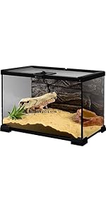 Amazon | Wallfire 爬虫類 ケージ レオパ ケージ 透明 レプタイル