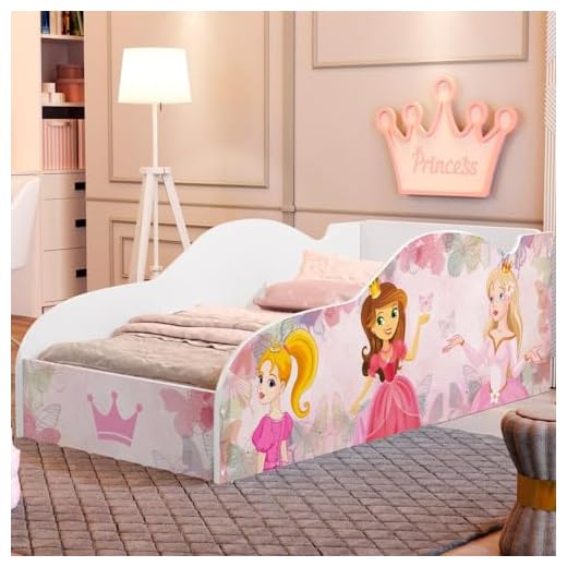 Cama Infantil Princesa Rosa