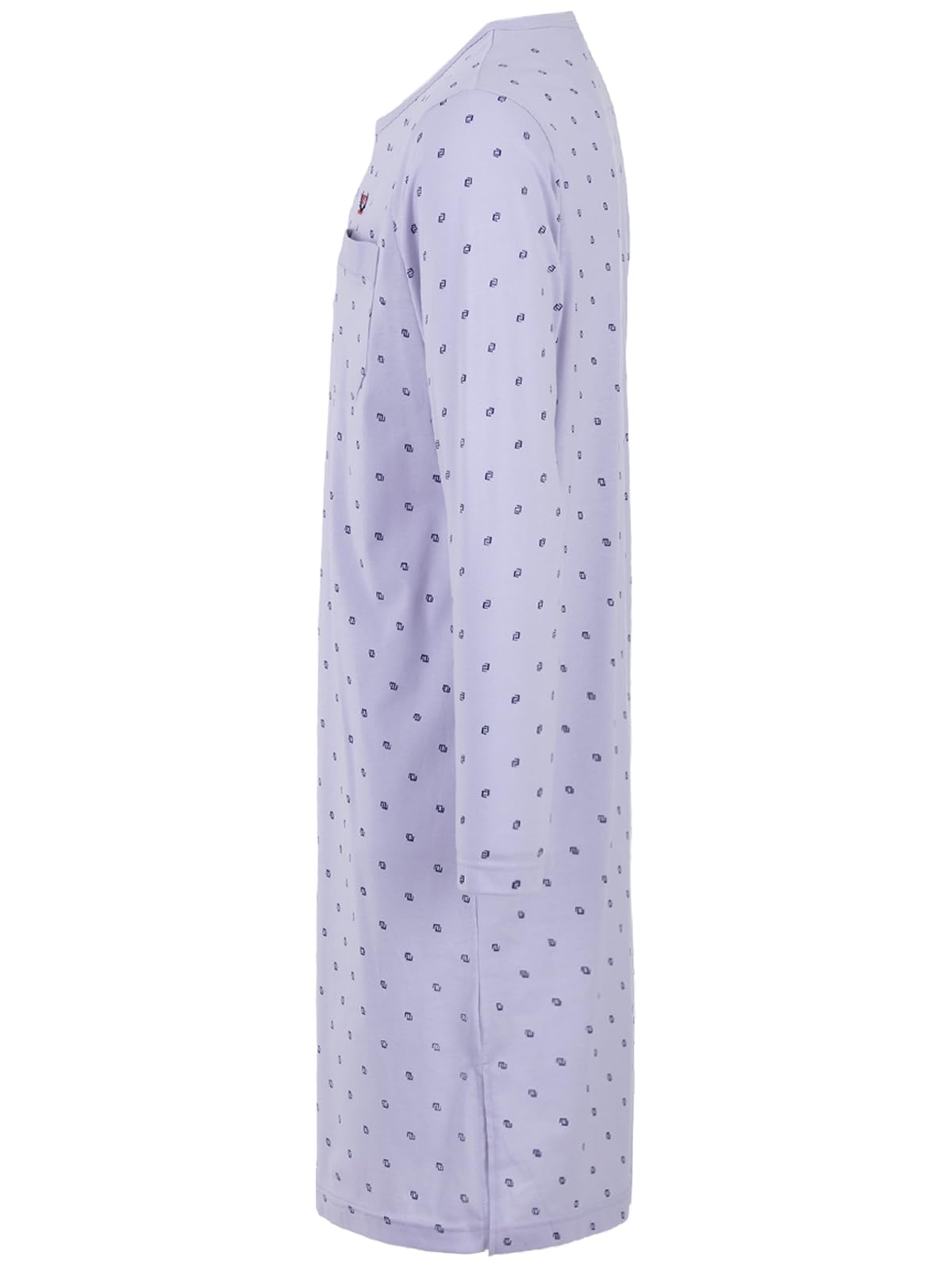 Chemise de nuit à manches 1/1 pour homme - Taille M à 3XL