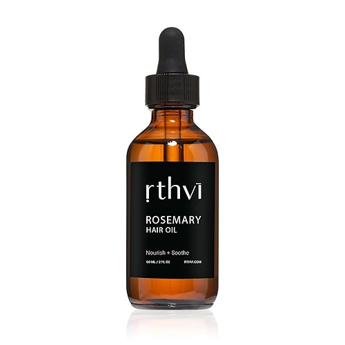 Aceite de romero para el crecimiento del cabello, 2 onzas, aceite fortalecedor del cabello para todo el cabello (2.0 fl oz)