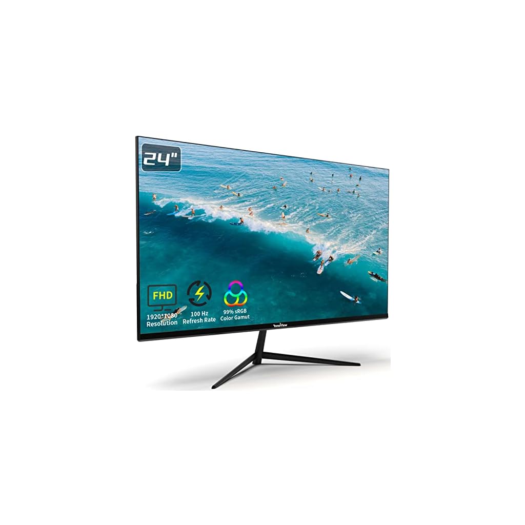 InnoView-24-Inch-FHD-100HZ-Eyes-Care-Built-in-Speakers-Frameless-40001-Contrast-Ratio-Ultra-Thin-Bezel-Professional-Computer-Monitor