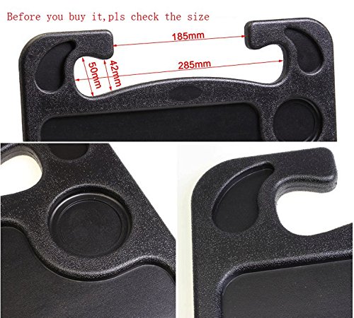 image for Cutequeen Trading car Eating/Laptop Steering Wheel Desk (Grey, 16.5