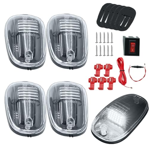 Roof Cab Marker Lights, Truck Roof Lights, Waterproof Cab Lights, LED Roof Lights For Trucks, Off-Road Vehicle Lights, SUV Cab Marker Lights, Pickup Roof Lights, IP65 Waterproof Warning Lights