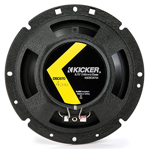 Kicker 43 DSC6704 DS Series 6-3/4" 2-way car speakers