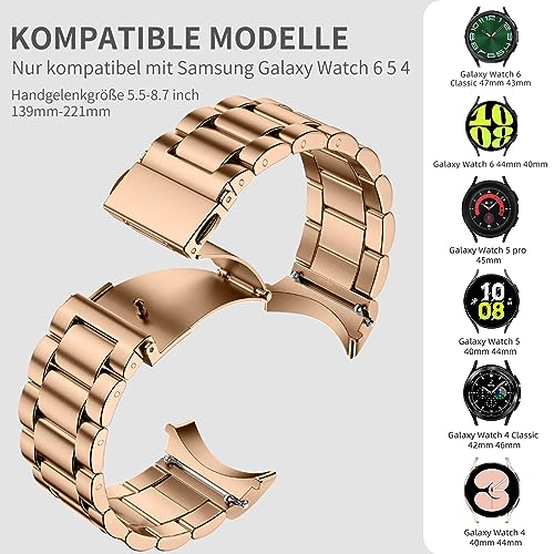 Bracelet No Gap Mastten en acier inoxydable avec boucle déployante de sécurité