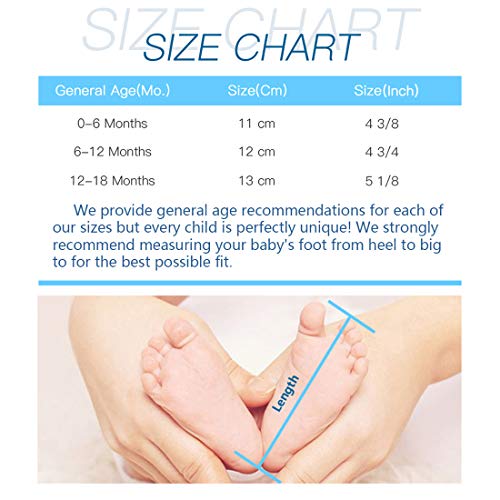 Kidsun Infant Baby Boy Girl Cozy Fleece Bootie Newborn Stay On Slipper Winter Warm Gripper Non-Slip Crib Shoes thumb #5