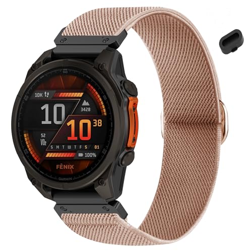 Correa de nylon elástica 20mm compatible Garmin