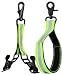 2 Pieces Firefighter Glove Strap Firefighter Fire Helmet Band Glove Safety Strap with Green Reflective
