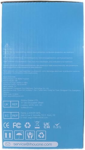 Stainless Steel Cat Water Fountain: 88oz/2.6L Ultra Quiet Pet Fountain with Flower Kitty Spout & LED Blue Light Water Dispenser with Water Level Window for Cats/Dogs Indoor (Silver) - IHOUONE(cat Fountain + 6 Filters & 3 Sponges)