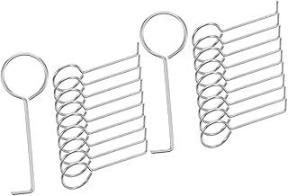 Yardwe 20 Pçs Alça De Ralo De Chão Gancho De Ralo De Ralo De Pia Acessórios De Pia De Ralo De Ralo De Banheira Coletor De Cabelo Gancho De Levantamento De Ralo Removedor De Ralo De Chão