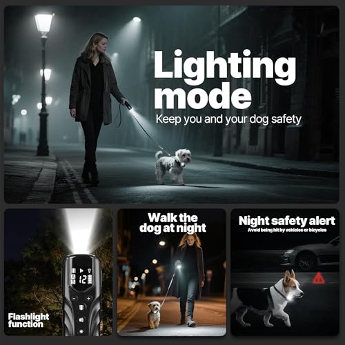 Lightweight No Shock Dog Training Collar, 2000ft Remote Control, Ultra-Small Vibrating Collar for Small (5-15lbs), Medium & Large Dogs, Safe Lock, Beep/Vibrate Modes, Prong-Free, Waterproof,Black by LOSULF - Image 6