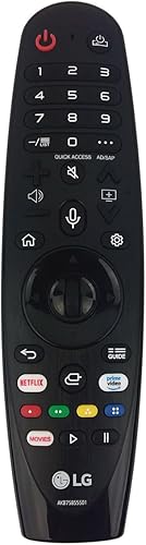 LG Mando a distancia de TV Magic OEM con teclas Netflix/Prime (AKB75855501 / MR20GA) (renovado)