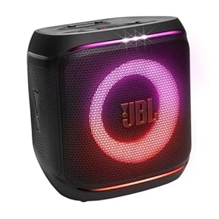 JBL PartyBox Encore 2, Speaker Wireless Bluetooth per Feste con Microfono Wireless, 15 Ore di Autonomia, Splashproof IPX4, Suono JBL Pro con AI Sound Boost e Connessione Multi-Speaker Auracast, Nero