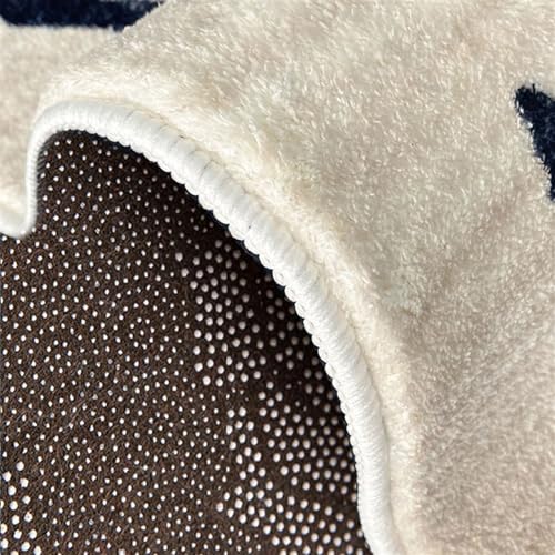 Tapis de sol doux lavable et antidérapant au design moderne asymétrique - 6