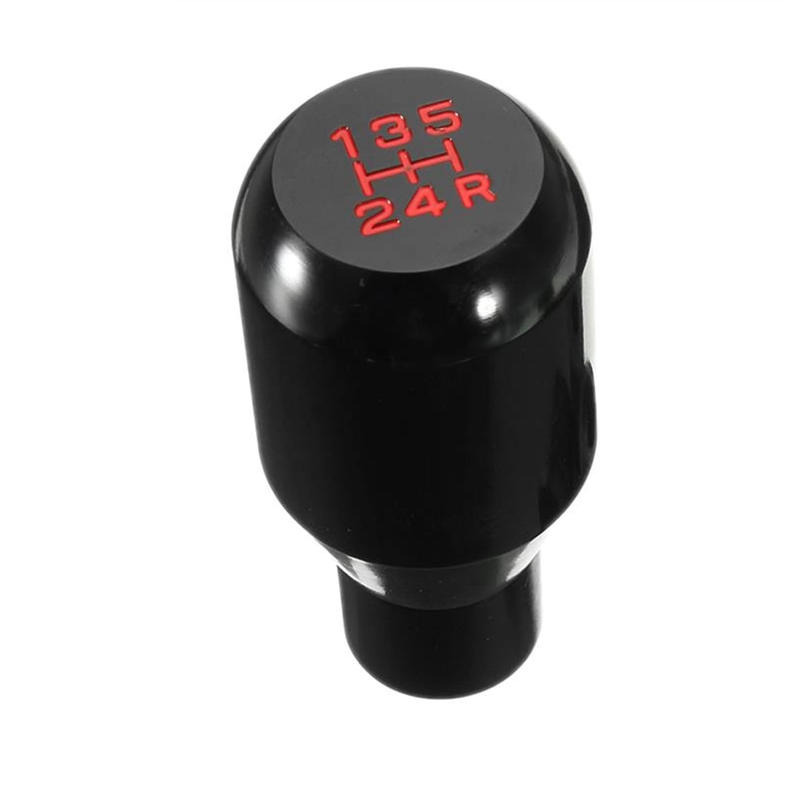 Pomello del Cambio per Auto, Universale, 5 Marce, in Alluminio, Manuale, Leva del Cambio, Pomello del Cambio, Nero, Pomello del Cambio, Testa del Cambio, Pomello del Cambio
