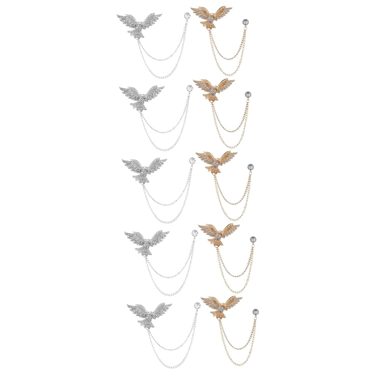 Adler Brosche Broschenclip Mit Quaste Kettenbrosche Tierbrosche Schmuck Strass-brosche Strass-kragenkette Vogel Brosche Adler Anstecknadel Brosche Für Männer