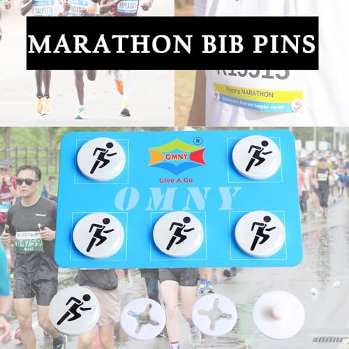 OMNY Race Bib Clips 3 Packs of 5 Each (15 Total) - Image 5