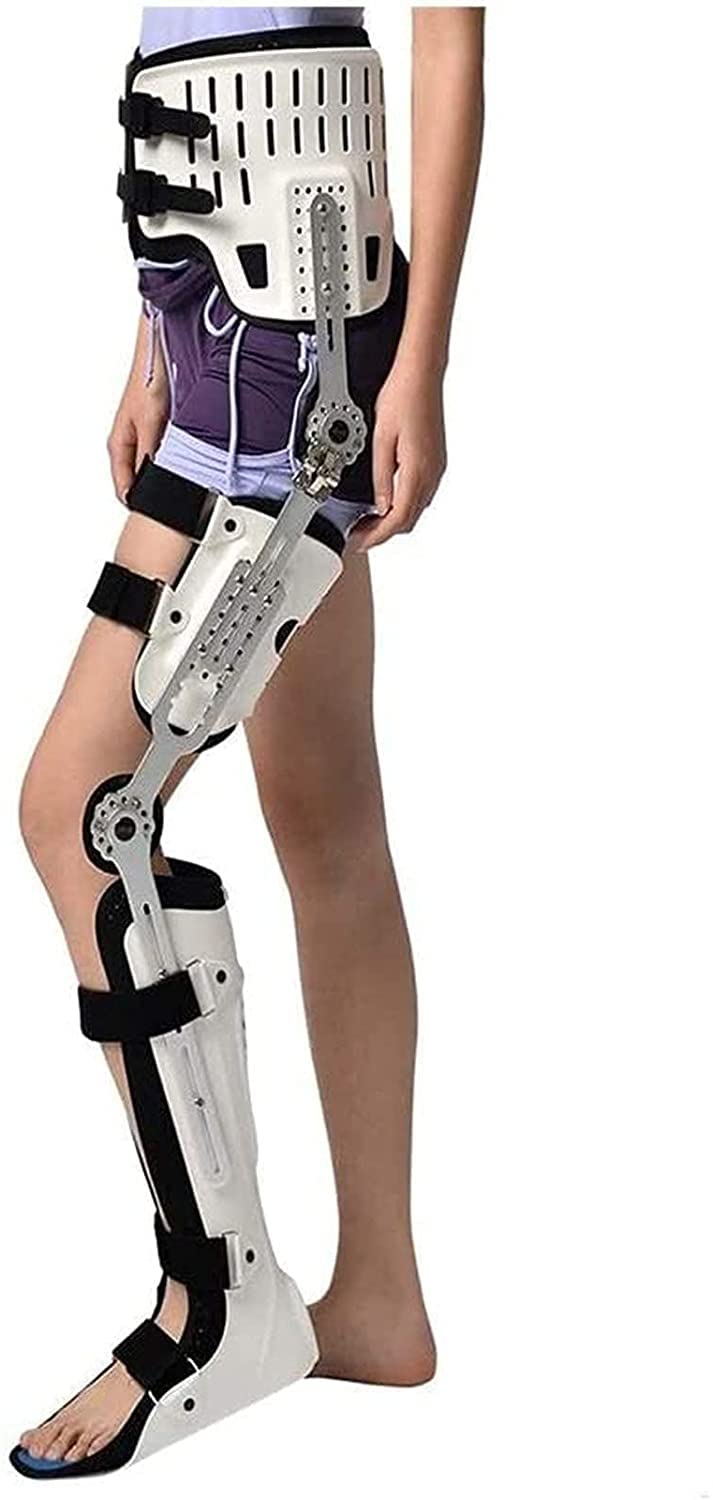 Soporte de articulación de tobillo ajustable para piernas, rodillera con bisagras, para ACL/ligamento/lesiones deportivas, fractura, protección de menisco, piernas izquierda y derecha, para hombr