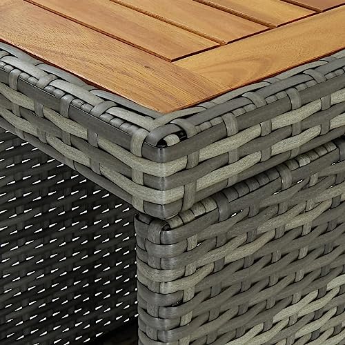 Table de bar gain de place avec 3 étagères intégrées pour optimiser la salle à manger - 8