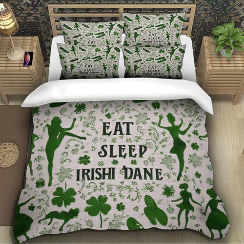 Housse de couette Danse Irlandaise 135x200cm lit single