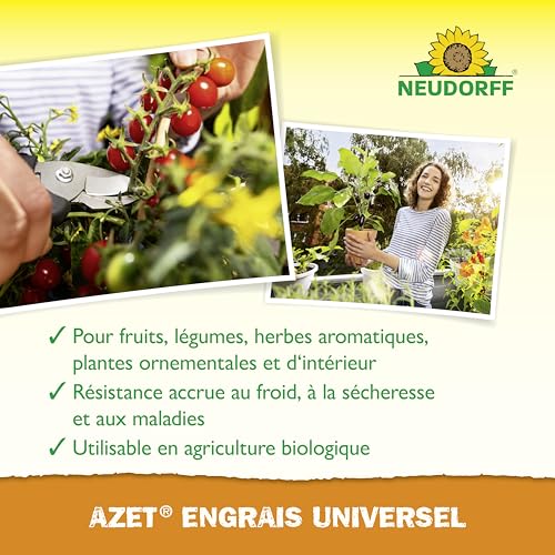 Neudorff Azet Engrais universel – Engrais 100% naturel pour toutes les plantes, favorise une croissance vigoureuse, une récolte abondante et une floraison luxuriante, 250 ml – Image 5