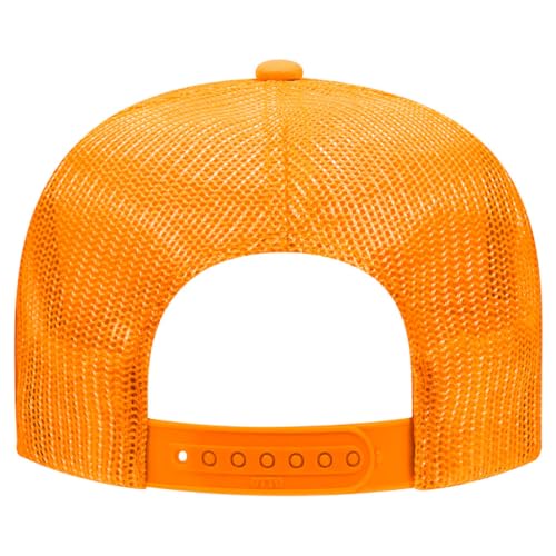 Image of OTTO Polyester Foam Front 5 Panel High Crown Mesh Back Trucker Hats in 97, Bulk, Wholesale