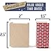 Red Brick Wooden Train Track Risers, 8-Pack - Novelty Wood Train Risers for Raised Track Set and Train Bridges - Build Custom Track with Brick Bridges