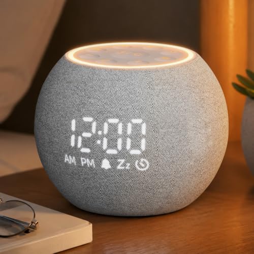 Reloj despertador digital para el hogar y oficina con sonidos relajantes Maxstar