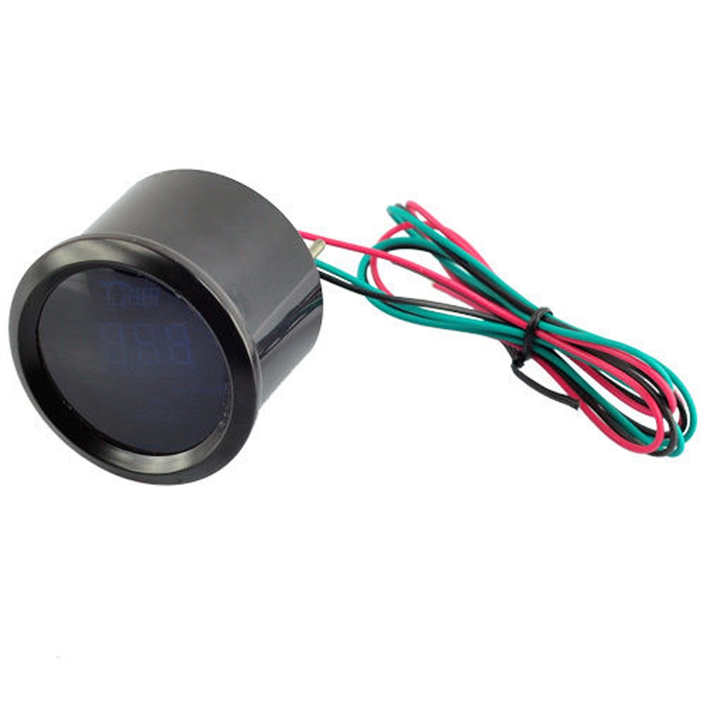 12V Auto 52mm Universale Digitale led rosso display leggero indicatore della temperatura dell'acqua fahrenheit Calibro