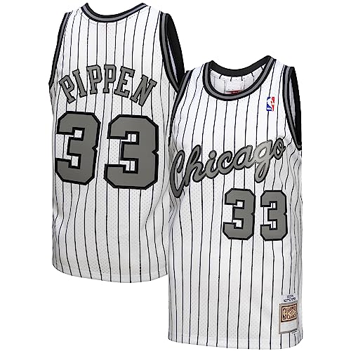 Outerstuff Scottie Pippen Chicago Bulls White Gray Stripe