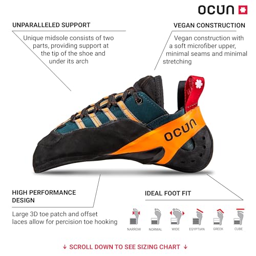 Ocun Sigma Rock Climbing & Bouldering Shoe for Technically Advanced Indoor & Outdoor Climbs2