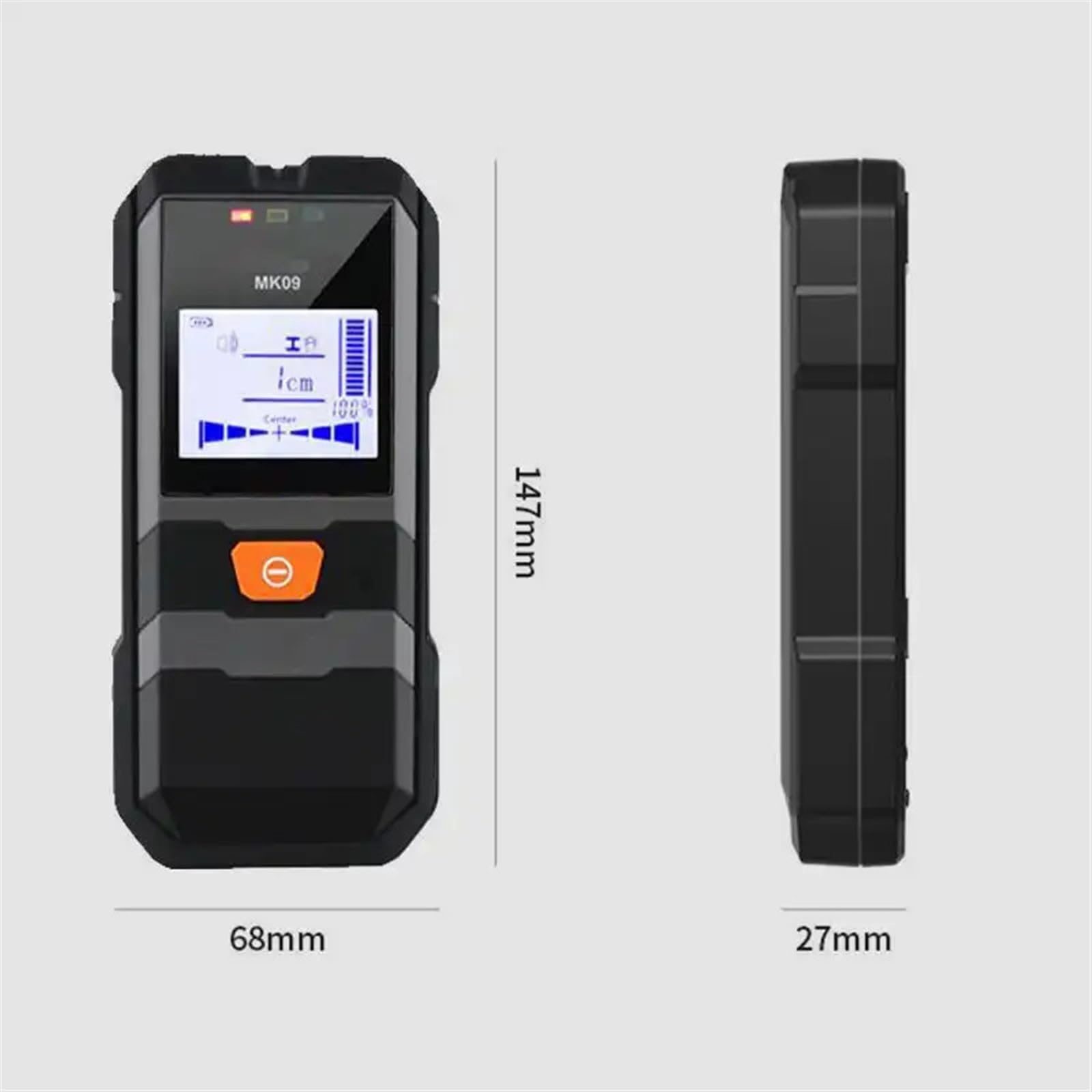 Detector de Cables y Metales Pared multifunción, Pantalla LCD, Cable Detector, tuberías Agua PVC en Paredes, escáner buscador Impermeable y Resistente