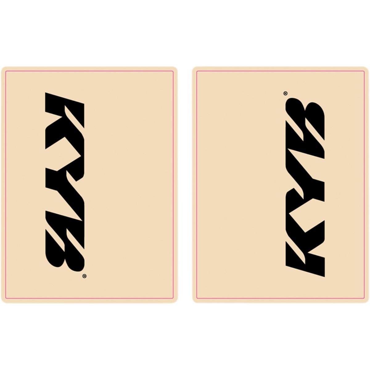 F-01015 KYB Black Upper Fork Decal