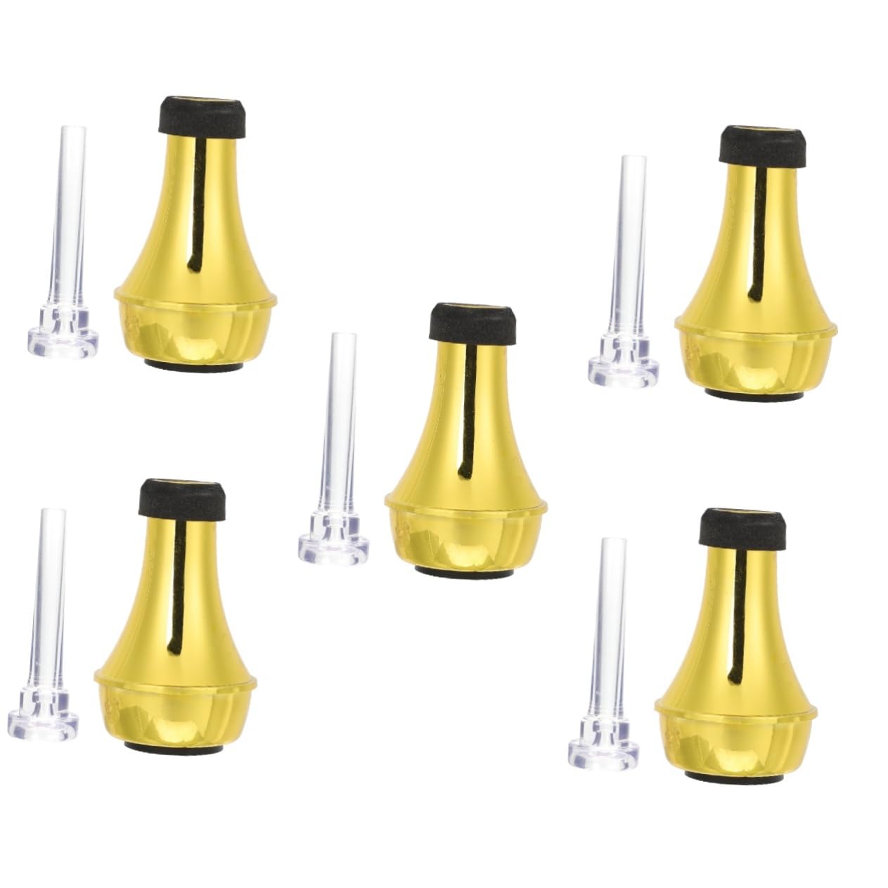 HEMOTON 5 Set Di Sordina Di Ricambio Per Tromba Sordina in Metallo Per Tromba E Accessorio Per Strumento Musicale Con Facile Applicazione