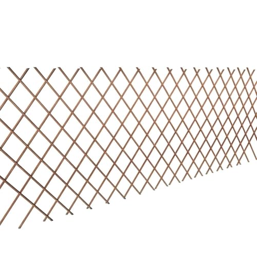 ARKEM Valla enrejada de Sauce 5 Piezas 180x90 cm celosía para jardín Enrejado Jardin Exterior celosia terraza