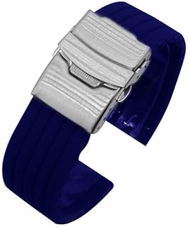 Pulseira De Relógio De Liberação Rápida Pulseira De Relógio Impressa Pulseira De Relógio De Silicone Pulseira De Relógio Preta Pulseira De Relógio Macia Pulseira De Relógio De