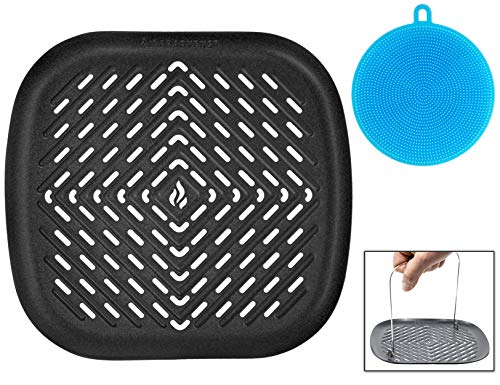 Air Fryer Grill Pan Accessories Compatible with Philips Air Fryer, NuWave Brio, Secura
