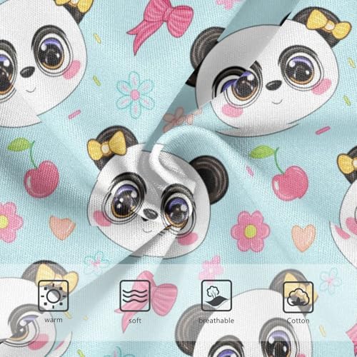 Joisal Cute Cartoon Panda Blue Toddler Underwear Floral 2t Cotton Panties for Girl Stylish Briefs Girls Undies3