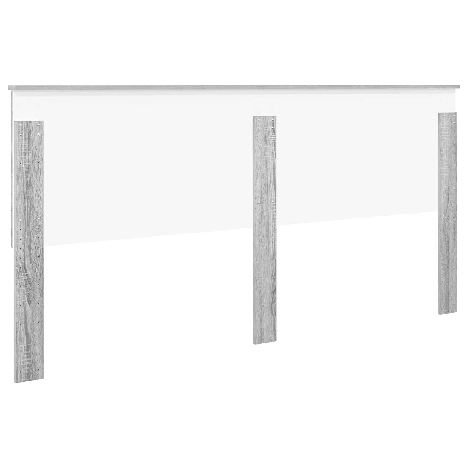 vidaXL Cabecero con cabecera Gris Sonoma 200 cm Madera contrachapada, Accesorios Elegantes para el Dormitorio, Decorativos Modernos, Zona de Descanso Comfy, diseño contemporáneo