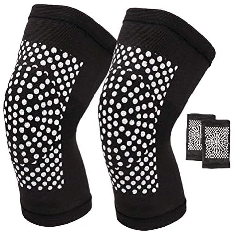 Self Heating Knee Brace, Knee Heating Pad,Magnetic therapy heating knee, Self Heating Warm Tourmaline Belts for Arthritis, Joint Pain Relief,Recovery,Running,Gym,Sports,Skiing Cover