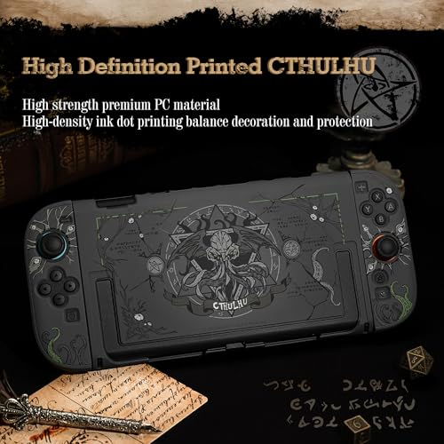 Image of GeekShare Slim Protective Case Compatible with Switch 2 (2025), Anti-Scratche and Shock-Absorption Dockable Hard Shell for Switch 2 Game Console - CTHULHU