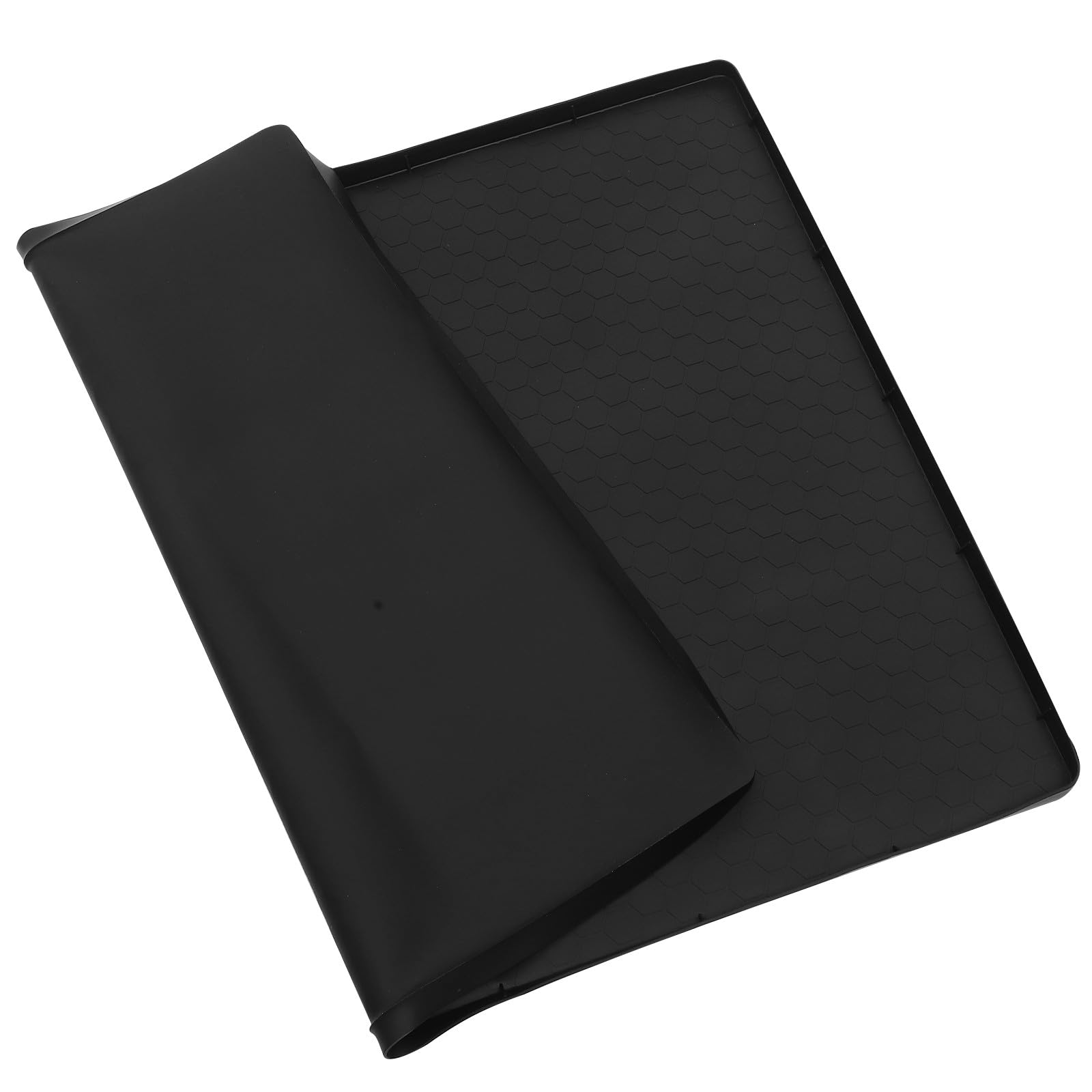 Zerodeko Alfombrilla para Fregadero de Cocina y Baño Bandeja de Goma Flexible con Orificios de Drenaje Resistente y Recortable para Almacenaje bajo Fregadero